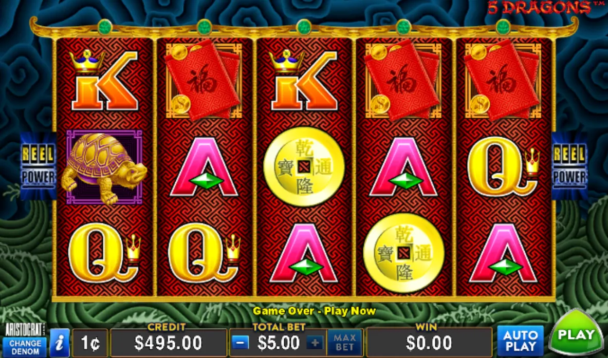 5 Dragons Gold demo